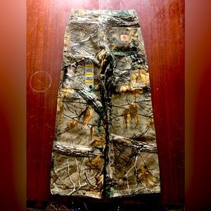 Carhartt kids camo pants